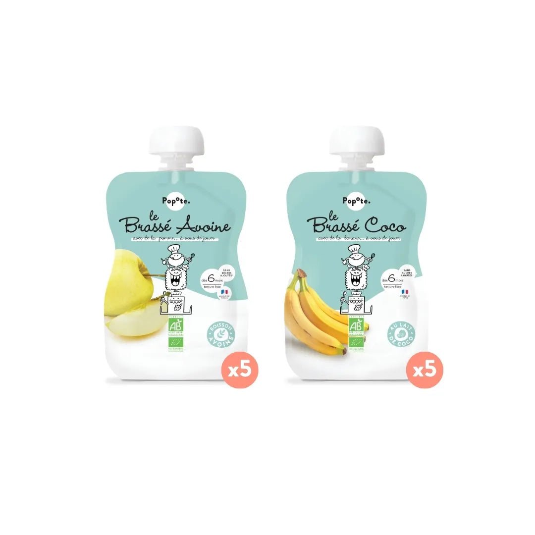 Pack 5 Avoine + 5 Coco bébé – Popote Bébé