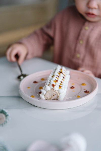 La bûche mangue-cerise du chef Arnaud Cheylus