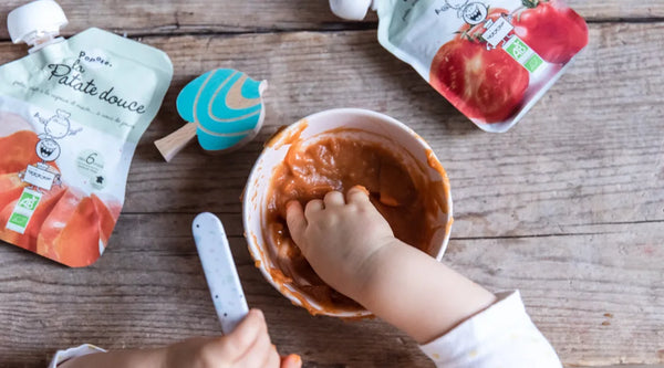Textures de nos gourdes pour bébé