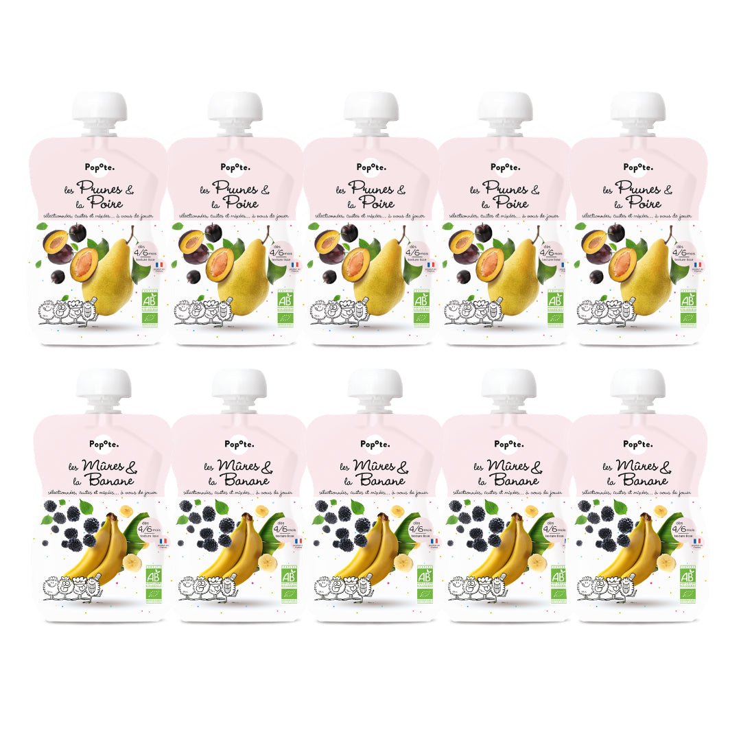 Bi - fruits pack découverte - Popote Bébé