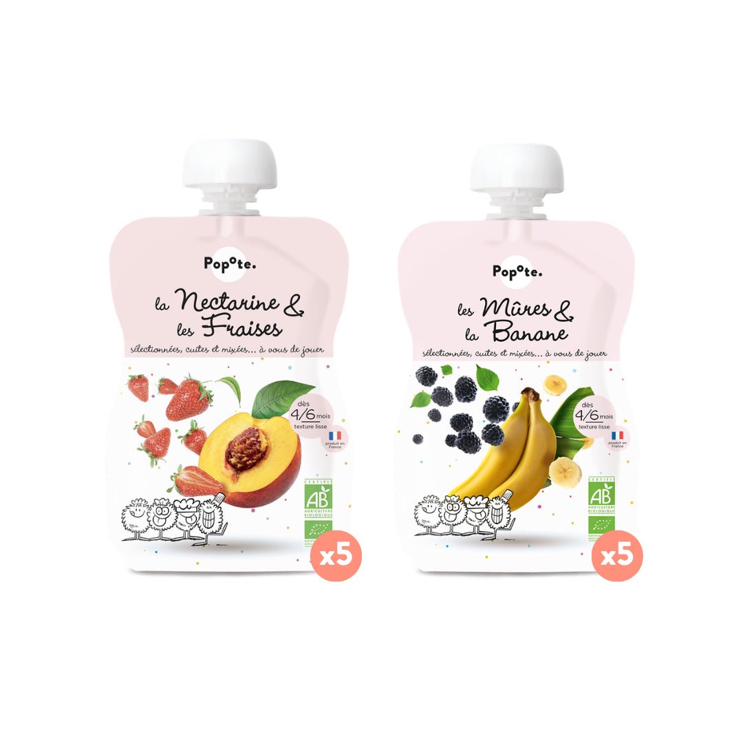 Bi-fruits pack découverte - Popote Bébé