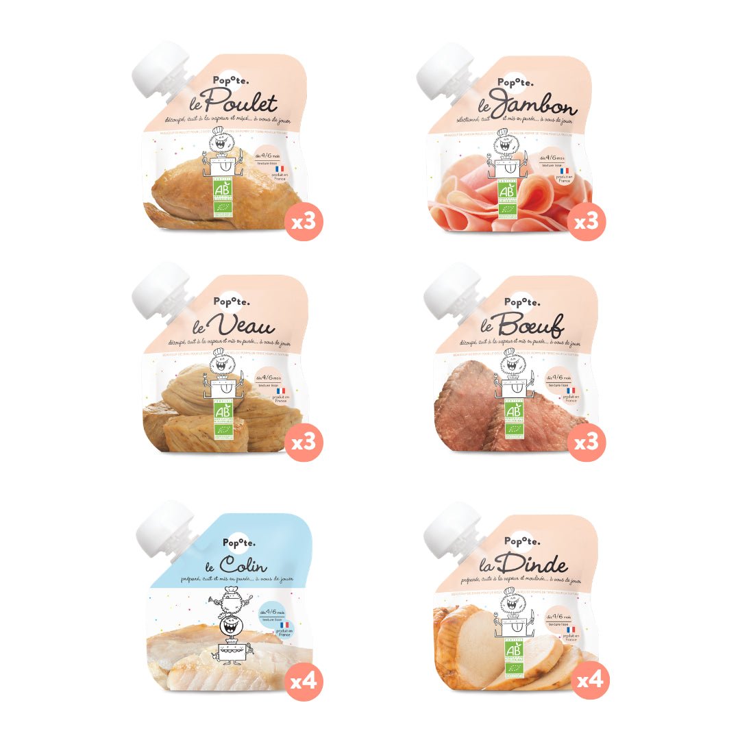 Les protéines pack découverte - Popote Bébé