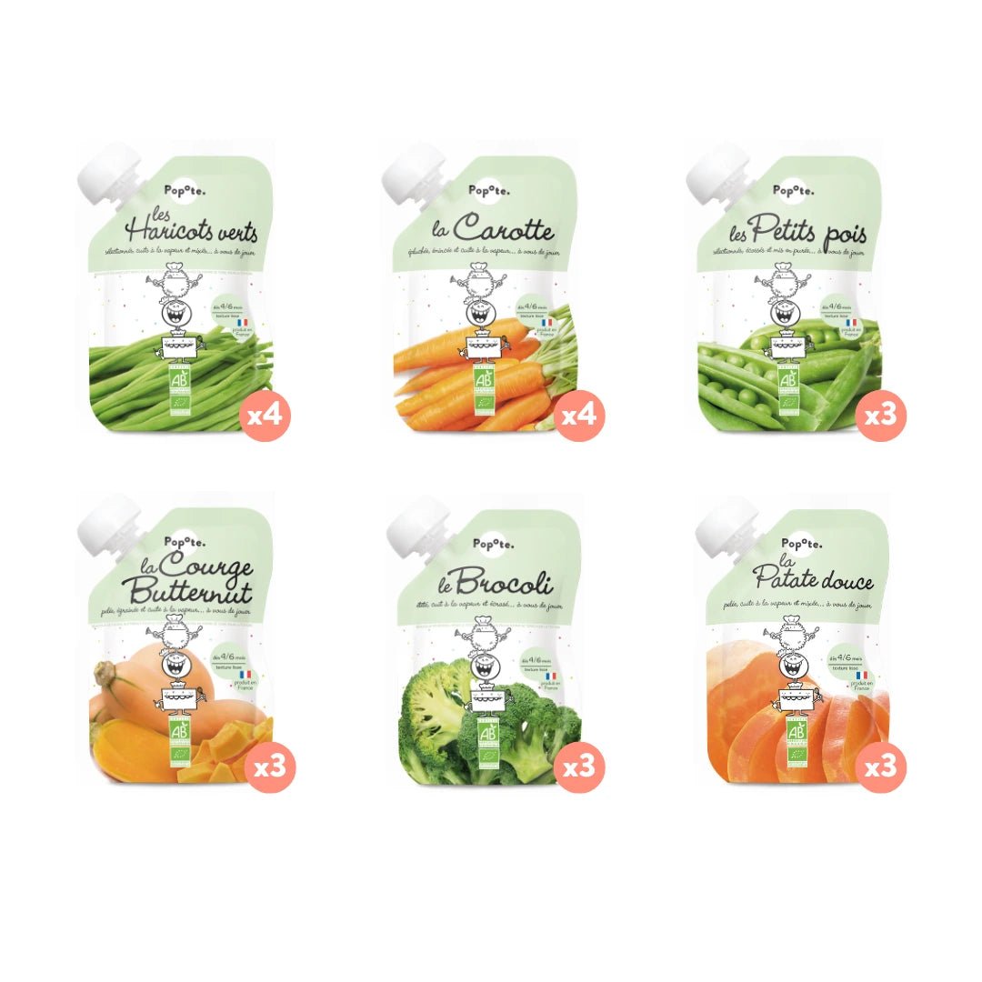 Les premiers légumes - Popote Bébé