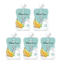 Pack de 5 Brassés Coco Banane - Popote Bébé
