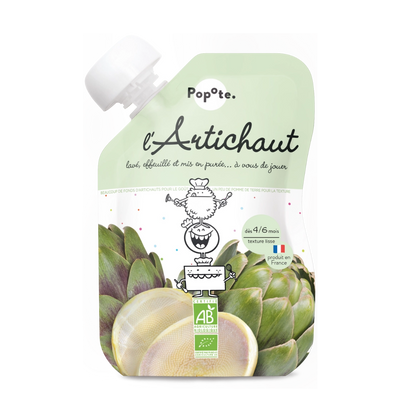 Purée artichaut pour bébé bio