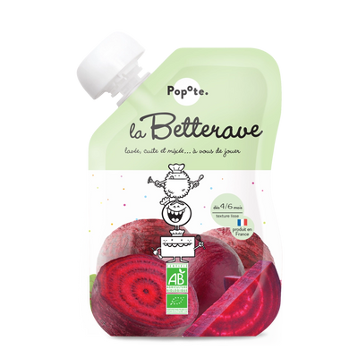 Gourde betterave bio pour bébé