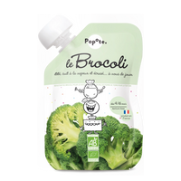 Gourde de purée de brocoli bio pour bébé Popote