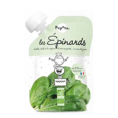 Purée d'épinards pour bébé bio