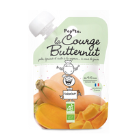 Gourde de purée de courge butternut bio pour bébé Popote