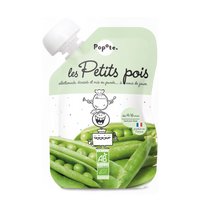 Purée de petits pois pour bébé bio