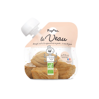 gourde de Veau pour bébé bio