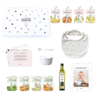 La Box diversification & son huile est un kit de démarrage pour les premiers repas bébé.