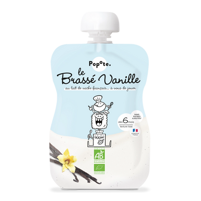 Brassé vanille bio pour bébé dès 6 mois