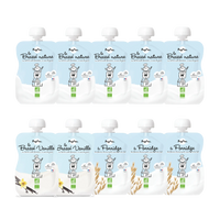 Pack brassés vanille, nature et porridge pour bébé dès 6 mois