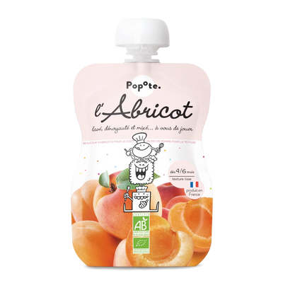 Purée d'abricot pour bébé bio