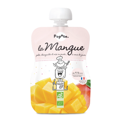 Purée de mangue pour bébé bio
