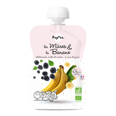 Les Mûres et La Banane bio pour bébé