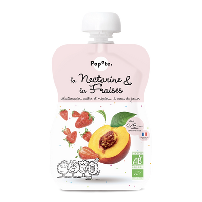 La Nectarine et les Fraises bio dès 4 mois