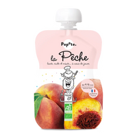 gourde pêche bio pour bébé dès 4/6 mois