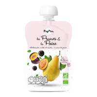 Les Prunes et la Poire bio pour bébé dès 4-6 mois