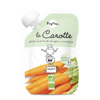 Purée de carotte bio pour bébé