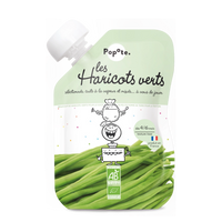 Purée de haricots verts bio pour bébé