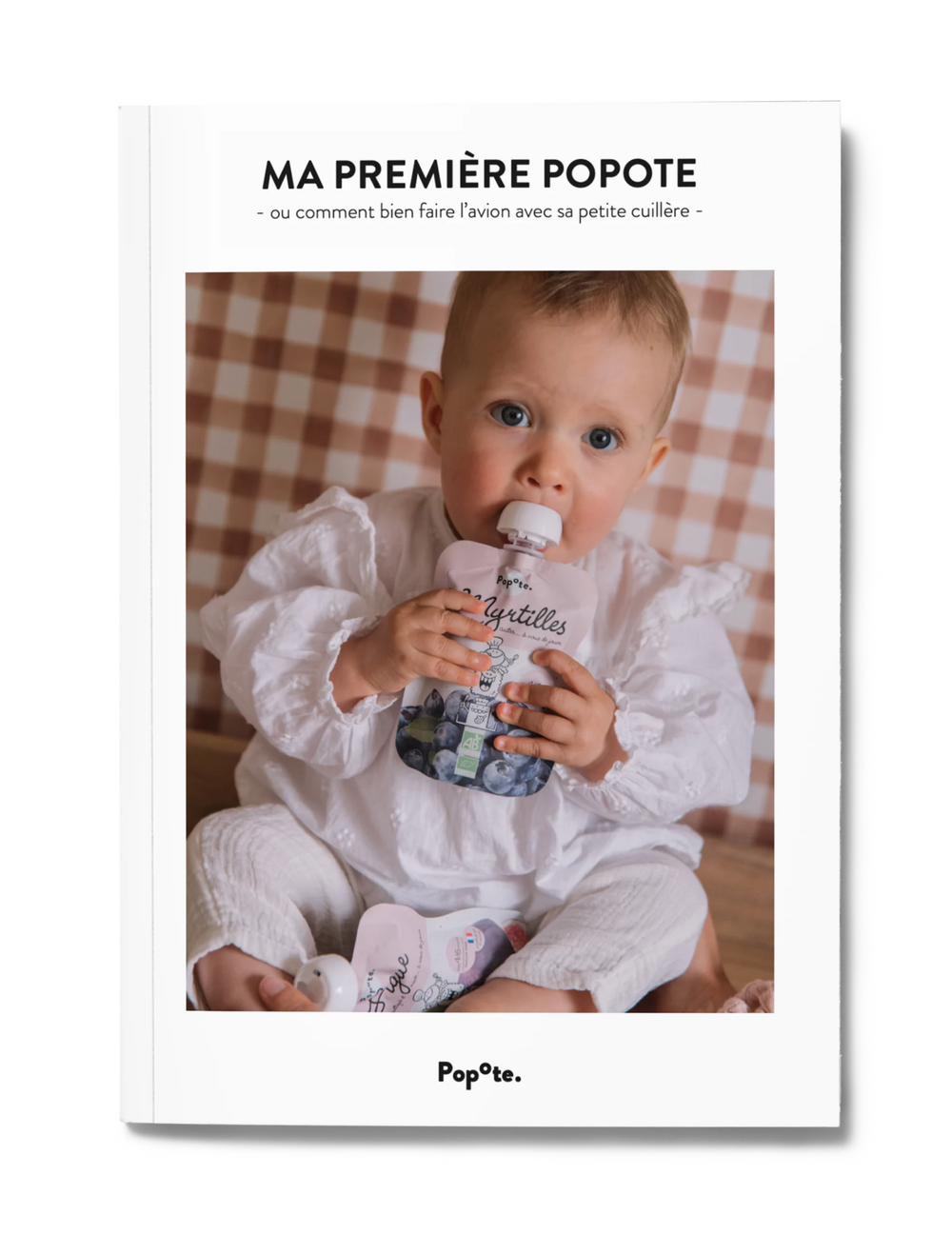 POPOTE Petits Morceaux Champignons Coquillettes - Repas Bébé BIO Dès 10 Mois - Pack 10 Sachets