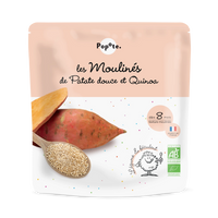 Moulinés Patate douce & Quinoa bio pour bébé dès 8 mois