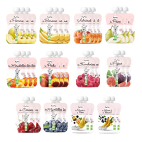 Pack de gourdes de fruits pour bébé bio