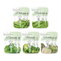 Pack de légumes verts bio pour bébé dès 6 mois