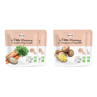 Pack de 4 petits morceaux pour bébé bio dès 10 mois