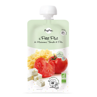 Petit Plat Macaroni, Tomate et Féta pour les bébés à partir de 6 mois